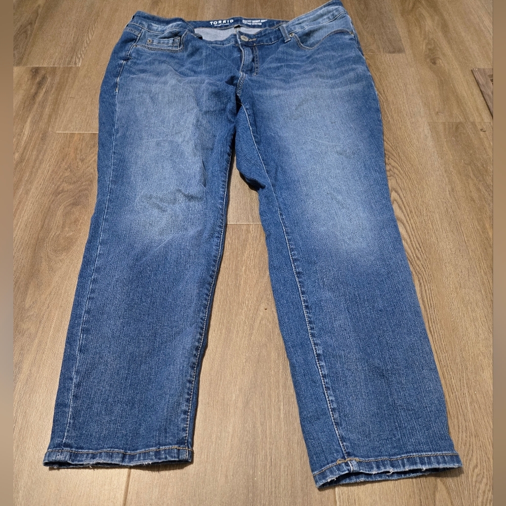 Torrid Perfect Skinny Ankle Vintage Stretch Jeans Size 16R
